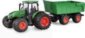 Amewi Tracteur télécommandé avec remorque 1:24