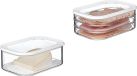 Sans marque set de démarrage de 2 pièces de boîtes de conservation Meat and Cheese Modula boîte de conservation