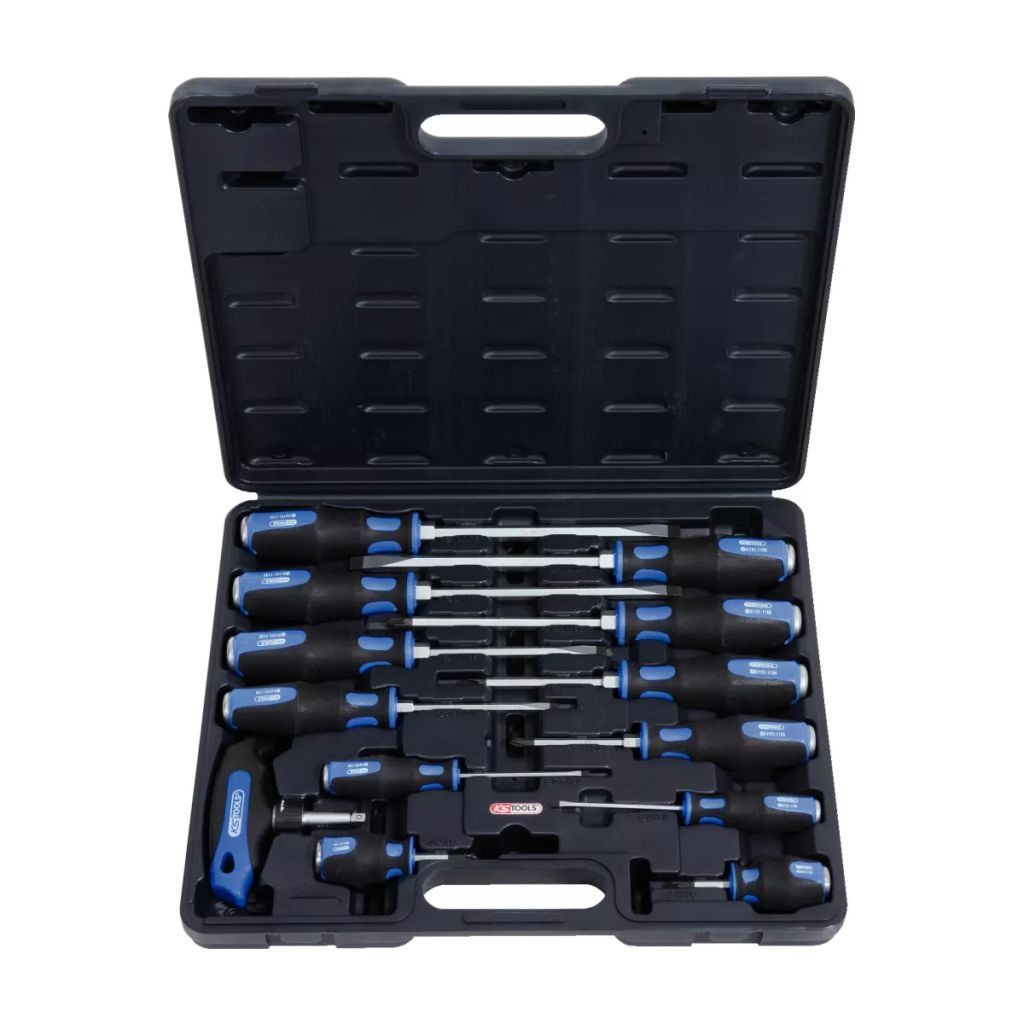 KSTools Schroevendraaierset - 13 stuks - Philips & Sleufkop - 2018