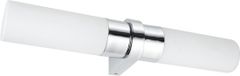 Paulmann WallCeiling Saphir IP44 max.2x40W E14 chroom/opaal 230V metaal/glas