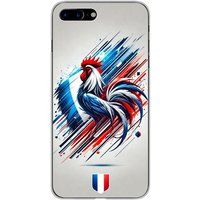 Apple iPhone 8 Plus Bedrukt siliconen hoesje Coq francais