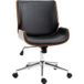 Mobliva Chaise de bureau, chaise d'ordinateur, fonction bascule, hauteur réglable, noir et argent