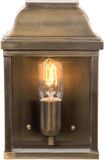 Elstead Lighting Victoria LED Wandlamp Buitenlamp IP44 Dimbaar Aged Brass