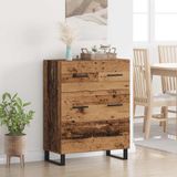 vidaXL Dressoir Oud Hout 69,5 x 34 x 90 cm