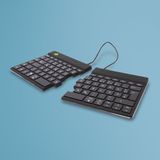 R-Go Tools Ergonomisch toetsenbord R-Go Split Break met pauzesoftware, gesplitst toetsenbord, QWERTZ (DE), Bluetooth, zwart