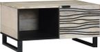 vidaXL Salontafel Wit 80 x 50 x 40 cm Bewerkt Hout