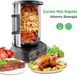 NutriChef Verticale Rotisserie Oven – Shawarma & Kebab Machine – Vlek- en Hittebestendige Deur – Inclusief Kebabrek met 7 Spiesen (PKRTVG34)