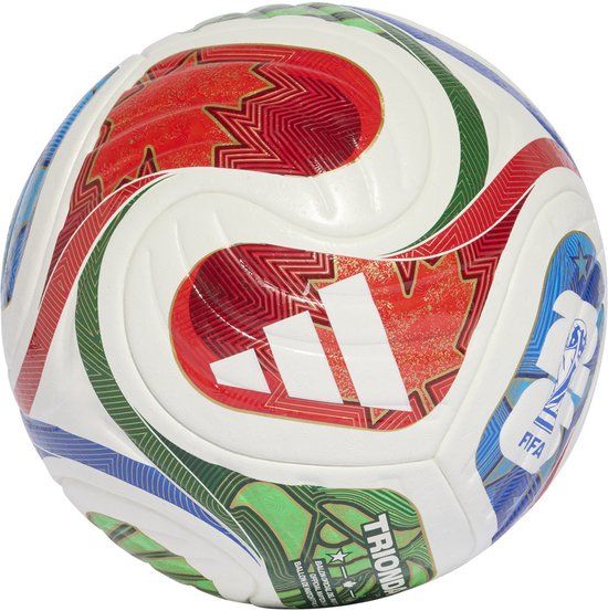Adidas FIFA World Cup 26 Trionda Pro Voetbal - Wit/blauw/rood/groen, maat 5