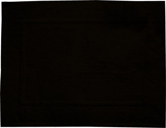 WENKO Badmat katoen Paradise 50x70cm zwart Badmat