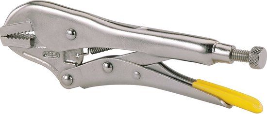 Stanley Griptang Rechte Bek - 190 x 38 mm - Geel