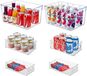 Unyqoos® Transparent et Empilable Organisateur de réfrigérateur Set de 6