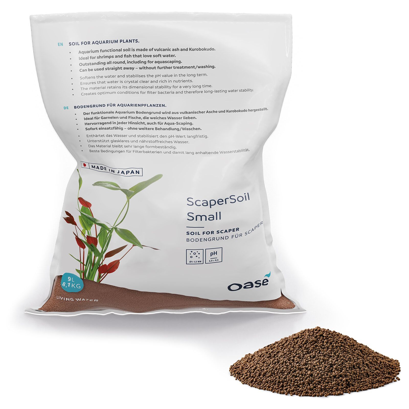 Oase ScaperLine Soil Small 9 l bruin
