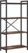 vidaXL Boekenplank - 60 x 30 x 120 cm - Bewerkt hout - Rook eiken
