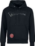 Pokémon Heat Logo - Black On Black Heren Trui met capuchon - zwart - S