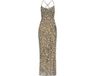 Faina Jurk beige / zwart