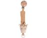 Egmont Toys Knuffel Speenketting Giraf Leonie 20 cm Baby Meerkleurig Hout