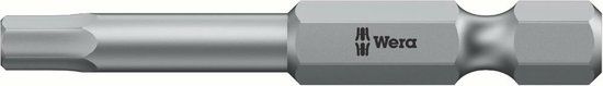Wera 840/4 Z Hex-Plus BO Bit with Bore - 6.0 x 89mm - 10 Pieces