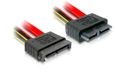 OKS Cable SATA Slimline male > female 0,3m zwart