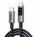 UGREEN USB-C naar USB-C Kabel 100W PD Snelladen 0.5m LED Display