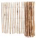 Clôture en châtaignier naturel 150x300 cm pour clôture de jardin
