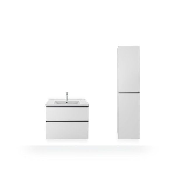 Duravit D-Neo hoge kast 40x36x176cm Rechtsdraaiend wit Mat de1328r1818