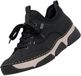 Rieker Dames Leren Lage Schoenen Zwart 45976-00