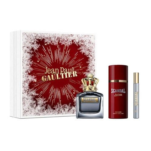Jean Paul Gaultier Scandal Pour Homme Gift Set (100ml EDT + 150ml Deodorant + 10ml EDT)