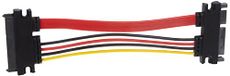 PremiumCord SATA-verlengkabel, SATA 22pin / M - SATA 22pin / F