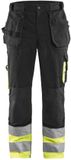Blåkläder Werkbroek High Vis 1529-1860 - Zwart/High Vis Geel - C158