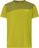 VAUDE Sveit Shirt Heren Lichtgroen Wol/Gerecycled Polyester Korte Mouw Maat S