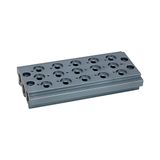 RIEGLER 106625-520.05-18 meervoudige bodemplaat voor wegventielen, 5 ventielposities, G 1/8, 1 st.