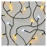 EMOS Connect System Lichtsnoer van 10 m, kerstlichtketting met 80 leds, warmwit/20 leds, koudwit, uitbreidingsdeel C (zonder aansluitkabel en adapter), IP44 voor binnen en buiten, lichteffect