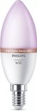 Philips Hue Philips Smart Lighting Kaarslamp 3-pack - Slimme Led Verlichting Gekleurd En Wit Licht 470 Lumen E14 40w Mat 3 Stuks Ledlamp Meerkleurig