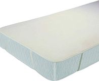 Bierbaum matrasbeschermer Molton topper Premium, 100% katoen, natuur, Made in Germany, 90x200 cm