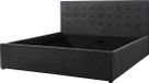 Notio Living Hamar-Bed 180x200 cm Tissu Anthracite
