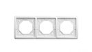 Simon Basic Standard IP44 spatwaterdicht frame met afdichting wit BMR3B/11