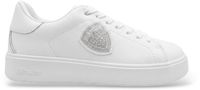 Blauer Victory sneakers van wit leer