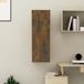 Maison Exclusive - meuble TV, placage chêne fumé, 30,5 x 30 x 90 cm, panneau de particules