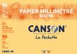 Canson millimeterpapier A4 90 g/m², blauw