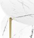 Beliani REVA table basse - Blanc - Rond - Design - MDF - 60 cm