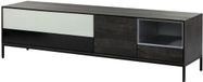 MASSIVMOEBEL24.DE CHICAGO meuble TV gris bois massif 200x45x55 cm