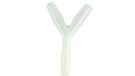 neoLab Polyamide slangaansluiting voor 8 mm - 10 mm binnendiameter, Y-vorm, transparant, 10 stuks