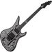 Schecter Avenger FR Przym Palladium Gloss Black guitare électrique