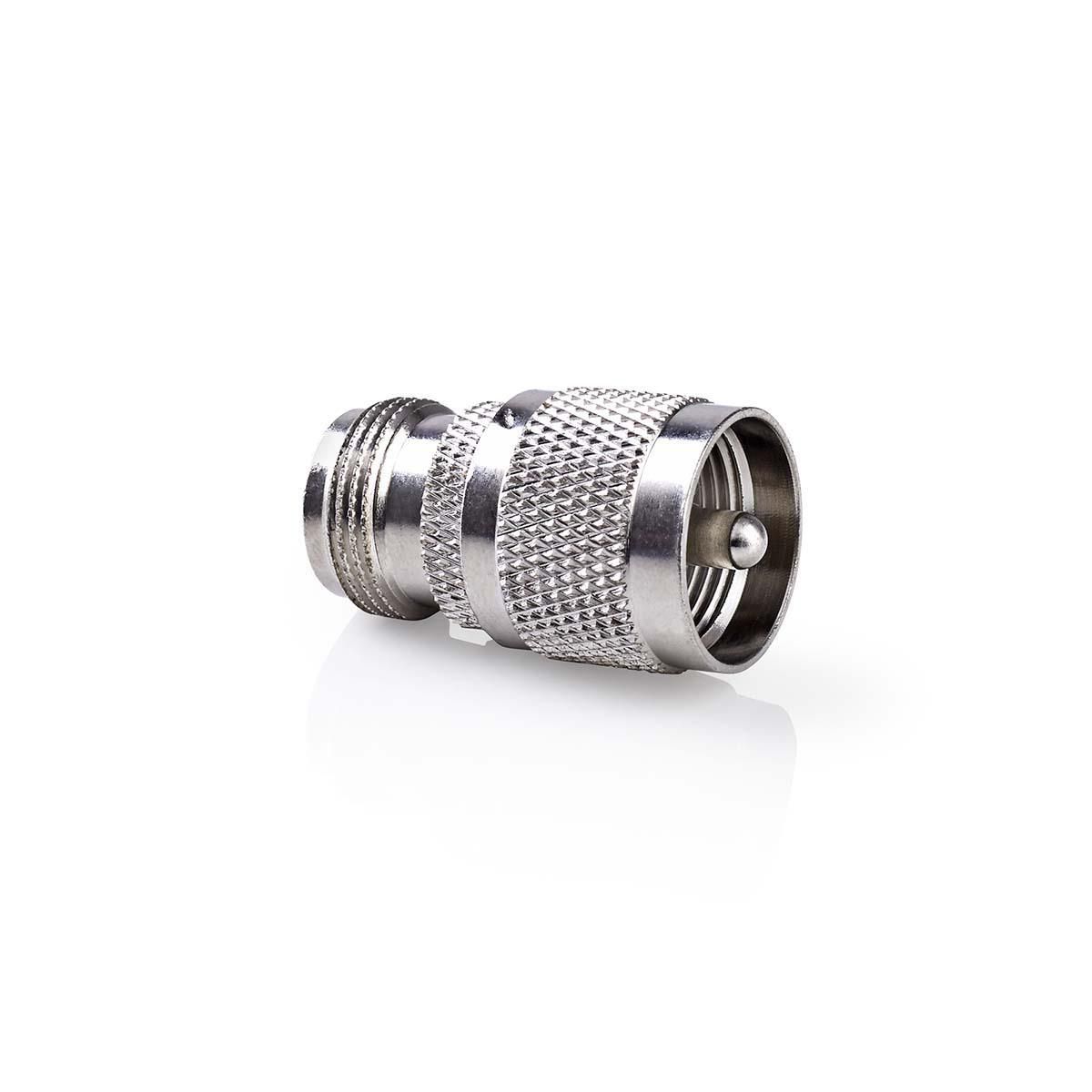 Nedis CSGP43942ME - Antenne Connector - PL259 / N-Type - Zilver - 10 stuks
