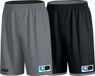 Jako Change 2.0 Reversible Short Heren - Steengrijs / Zwart | Maat: 3XL