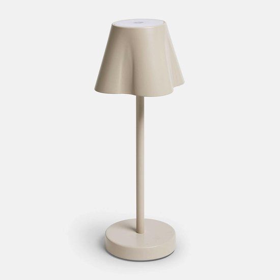 Loberon Oplaadbare tafellamp Tenari wit