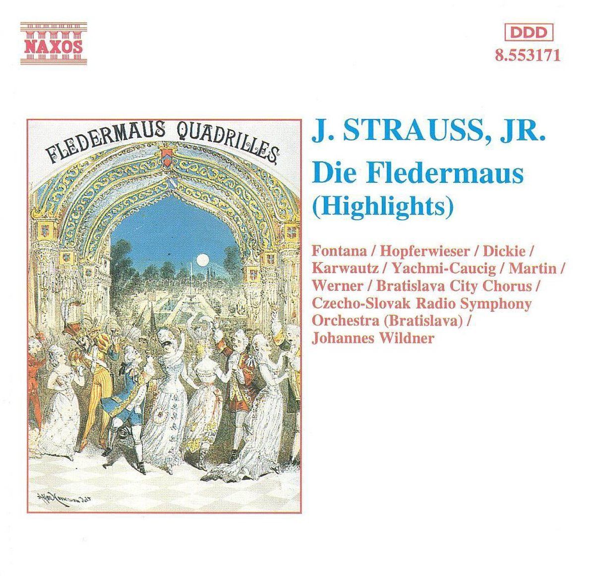 OUTHERE Strauss Johann Figlio: Il Pipistrello (Die Fledermaus) Selezione CD