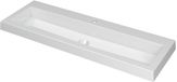 Wastafel INK Dock Wastafel Polystone met 1 Kraangat - 1200x400x60 mm - Glans Wit