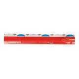 Opti P60-35-00725 ritssluiting, polyester, 00725 rood, 35 cm