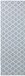 vidaXL - Tapis - Runner - ORIZ - 1150 - gsm - Gris - et - blanc